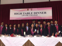 Inderdeep (first from left) with his College friends at his first High Table Dinner in September 2016